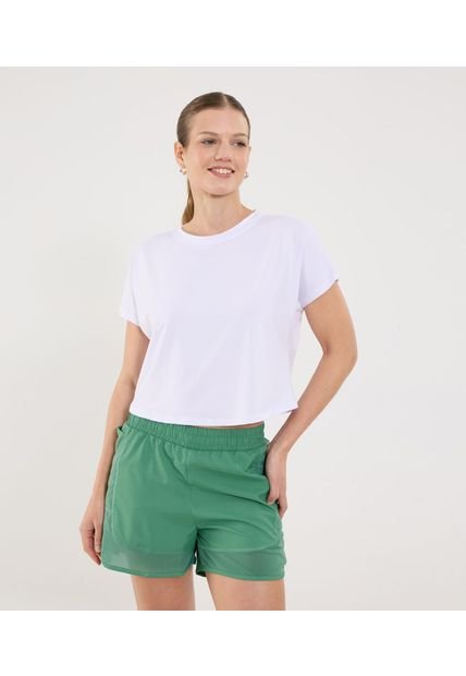 Camiseta Para Mujer Manga Sisa Cuello Redondo Color Blanco Marca Ostu #40092547