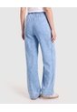 Jean Wide Leg Fluido  Para Mujer Azul Ostu de Ostu