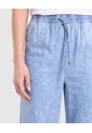 Jean Wide Leg Fluido  Para Mujer Azul Ostu de Ostu