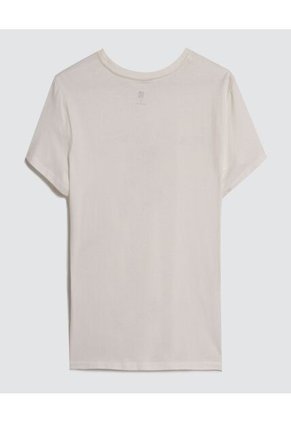 Camiseta Para Mujer Manga Corta Color Blanco Marca Ostu #40092016