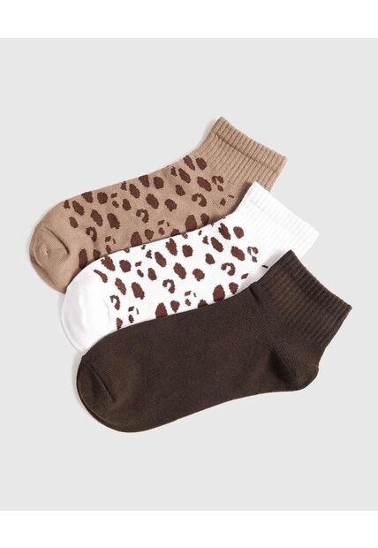 Medias Para Mujer Tobillera Color Negro Marca Ostu #40980234