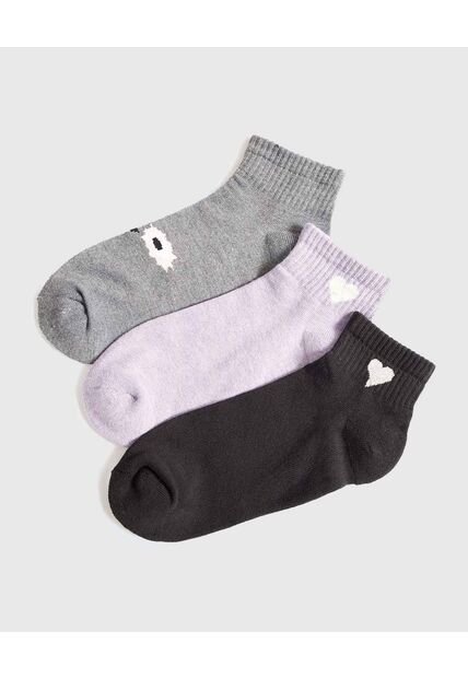 Medias Para Mujer Tobillera Color Negro Marca Ostu #40980235