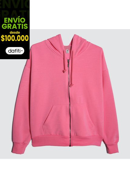 Buzo Para Mujer Zipper Color Fucsia Marca Ostu #40060314