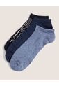 Medias X3 Para Hombre Invisible Color Negro Marca Ostu #60980349 de Ostu