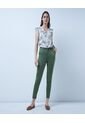 Pantalon Para Mujer Chino Color Verde  Marca Ostu #40070552 de Ostu