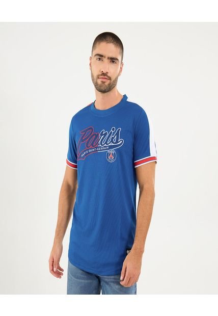 Camiseta Para Hombre Manga Corta Cuello Redondo Color Azul Marca Ostu #60091765