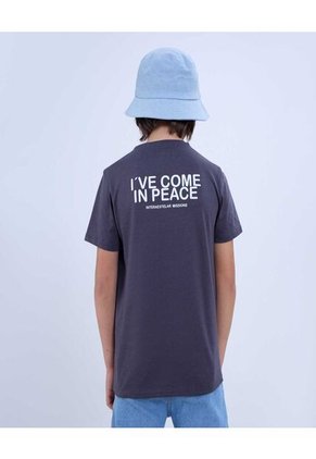 Camiseta Para Niño Manga Corta Color Negro Marca Ostu #80090226