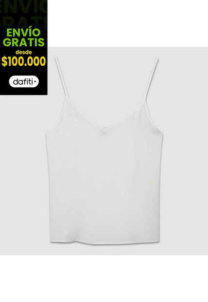 Blusa Para Mujer Manga Sisa Color Crema Marca Ostu #40120948