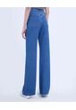 Jean Para Mujer Wide-Leg Color Azul Medio Marca Ostu #40160475 de Ostu