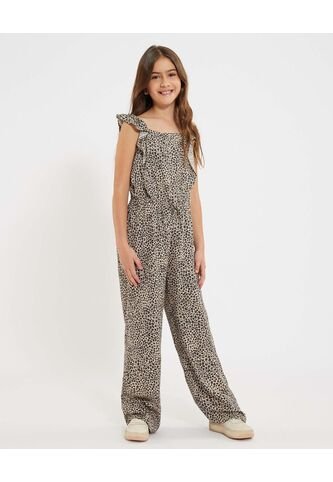Enterizo Infantil Niña Manga Sisa Color Negro Marca Ostu #90320016 Ostu