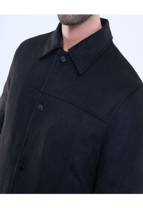 Chaqueta Para Hombre Bomber Color Negro Marca Ostu #60080160