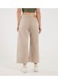 Jean Para Mujer Culotte Color Beige Marca Ostu #40160595 de Ostu