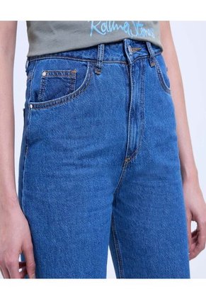 Jean Para Mujer Wide-Leg Color Azul Medio Marca Ostu #40160475