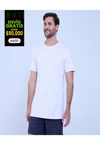 Camiseta Para Hombre Manga Corta Cuello Redondo Color Blanco Marca Ostu #60091492 Ostu