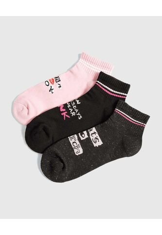 Medias Para Mujer Tobillera Color Negro Marca Ostu #40980233 Ostu