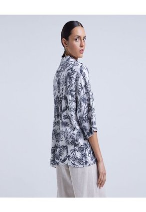 Camisa Para Mujer Manga Corta Color Blanco Marca Ostu #40010138