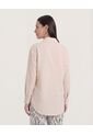 Camisa  Para Mujer Manga Larga Color Beige Marca Ostu #40010362 de Ostu