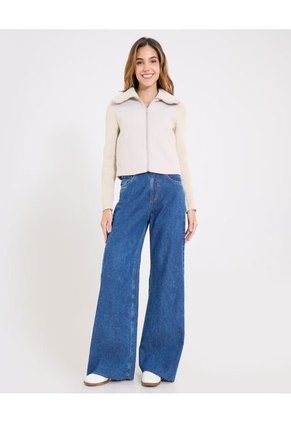 Chaqueta Para Mujer Abrigo Color Crema Marca Ostu #40080247