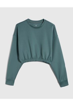 Buzo Para Mujer Cuello Redondo Color Verde  Marca Ostu #40060367