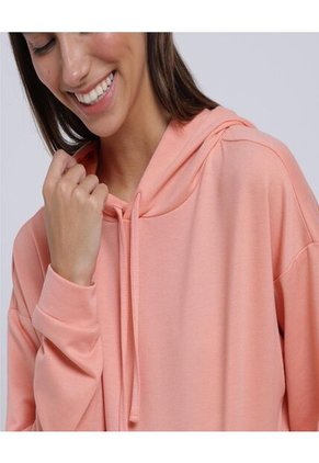 Buzo Para Mujer Hoodie Color Coral Marca Ostu #40060372