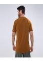 Camiseta Para Hombre Manga Corta Color Mostaza Marca Ostu #60091366 de Ostu