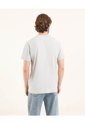 Camiseta Para Hombre Manga Corta Cuello Redondo Color Gris Marca Ostu #60091843