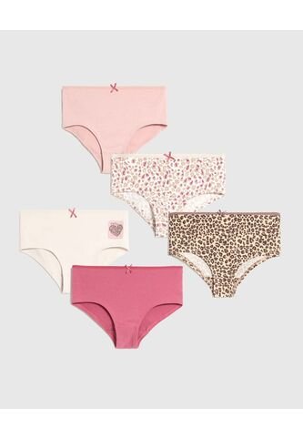 Ropa Interior Infantil Niña Panty Color Rosa Marca Ostu #90180097 Ostu