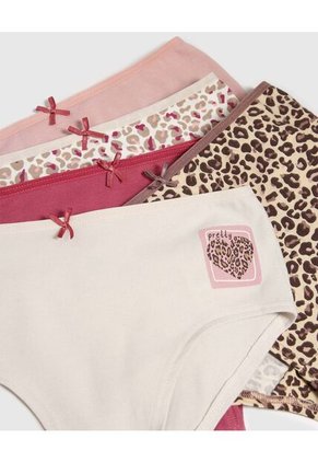 Ropa Interior Infantil Niña Panty Color Rosa Marca Ostu #90180097