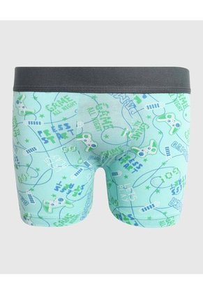 Pantaloncillo Infantil Niño Boxer Filete Medio Color Negro Marca Ostu #80000094