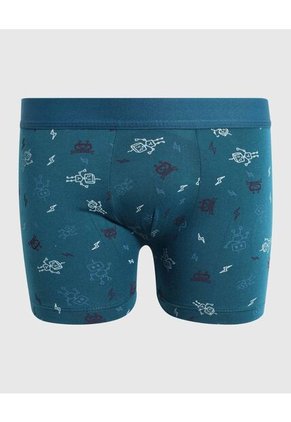 Pantaloncillo Infantil Niño Boxer Filete Medio Color Negro Marca Ostu #80000094