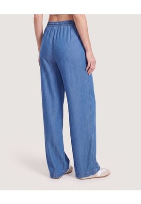 Jeans Wide Leg Para Mujer  Para Mujer Azul Ostu