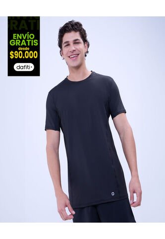 Camiseta Para Hombre Manga Corta Cuello Redondo Color Negro Marca Ostu #60091492 Ostu