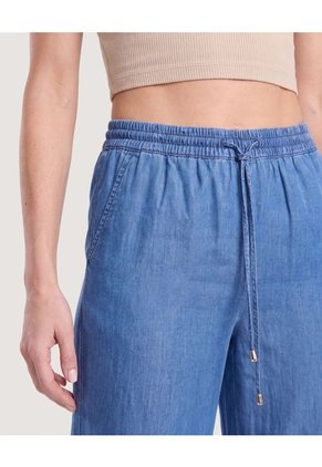 Jeans Wide Leg Para Mujer  Para Mujer Azul Ostu