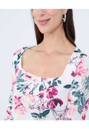 Camiseta Para Mujer Manga Larga Moda Color Rosa Marca Ostu #40092413