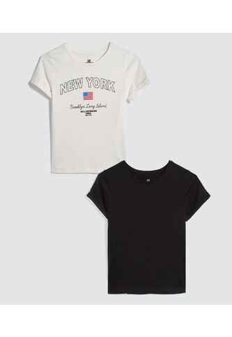 Camiseta Para Niña Manga Corta Color Pack X Marca Ostu #90090241 Ostu