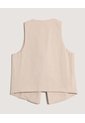 Chaleco  Para Mujer Plano Color Beige Marca Ostu #40250029 de Ostu