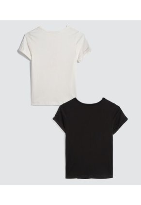 Camiseta Para Niña Manga Corta Color Pack X Marca Ostu #90090241