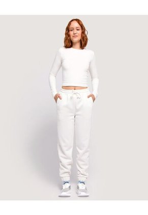 Pantalon Para Mujer Jogger Color Blanco Marca Ostu #40070564