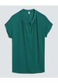 Blusa Para Mujer Manga Corta Color Verde  Marca Ostu #40121079 de Ostu