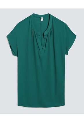 Blusa Para Mujer Manga Corta Color Verde Marca Ostu #40121079