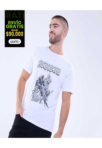 Camiseta Marvel The Avengers  Para Hombre #60091527 Ostu Ostu