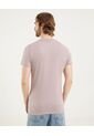 Camiseta Para Hombre Manga Corta Cuello Redondo Color Uva Marca Ostu #60091711 de Ostu