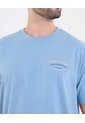 Camiseta  Para Hombre Manga Corta Cuello Redondo Color Azul Marca Ostu #60091844 de Ostu
