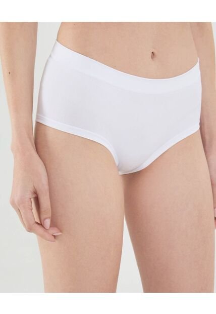 Panty Para Mujer Seamless Hipster Color Blanco Marca Ostu #40800075