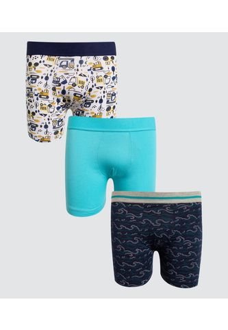 Boxer Para Niño Filete Color Pack X Marca Ostu #80000074 Ostu