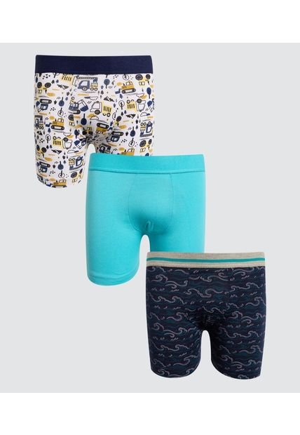 Boxer Para Niño Filete Color Pack X Marca Ostu #80000074