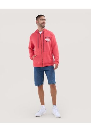 Buzo Para Hombre Zipper Color Rojo Marca Ostu #60060387