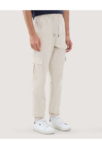 Pantalón Para Hombre Jogger Color Beige Marca Ostu #60070452 Ostu
