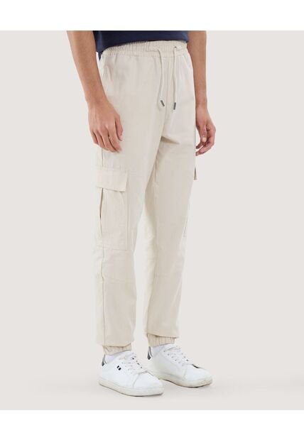 Pantalón Para Hombre Jogger Color Beige Marca Ostu #60070452