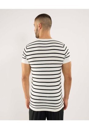 Camiseta Para Hombre Manga Corta Cuello Redondo Color Crudo Marca Ostu #60091594